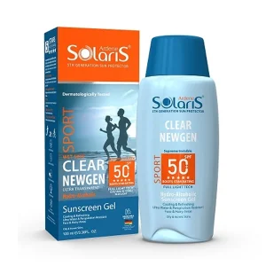 سولاریس ضد آفتاب کلییر ژل هیدرو الکلی 50 پوست دارای جوش