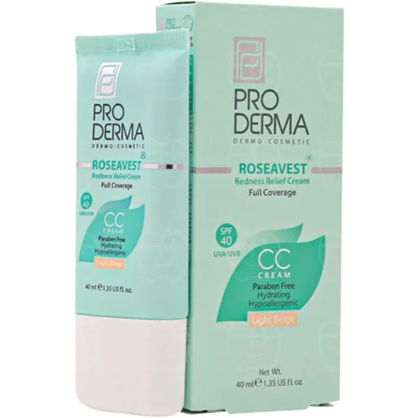 پرودرما BB کرم پوشاننده و مرطوب کننده صورت معمولی و حساس spf40 بژ طبیعی - تصویر 1