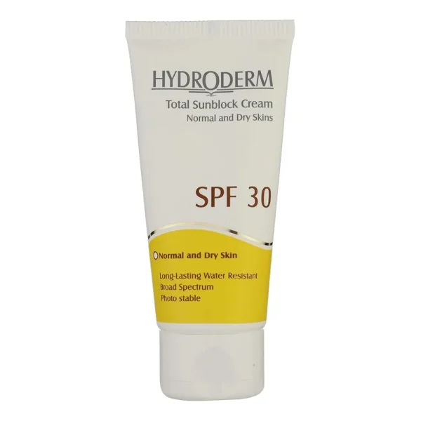 هیدرودرم کرم ضدآفتاب spf30 خشک و معمولی - تصویر 1