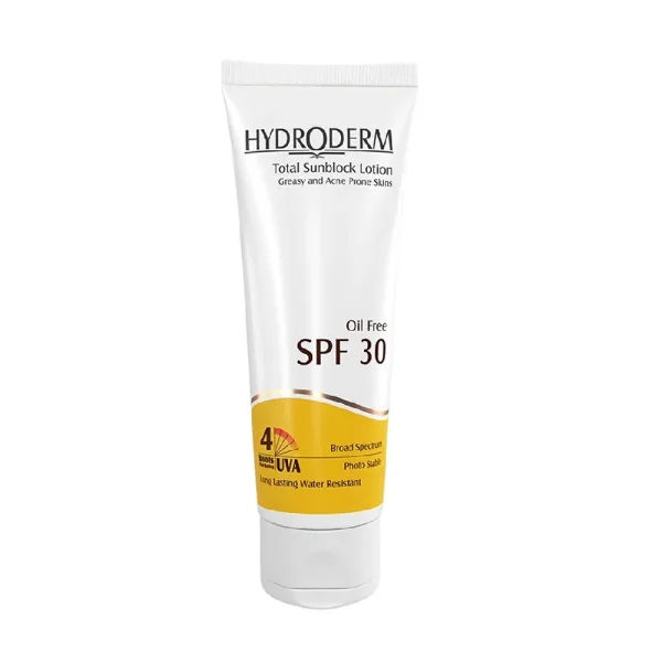 هیدرودرم لوسیون ضد آفتاب spf30 فاقد چربی - تصویر 1
