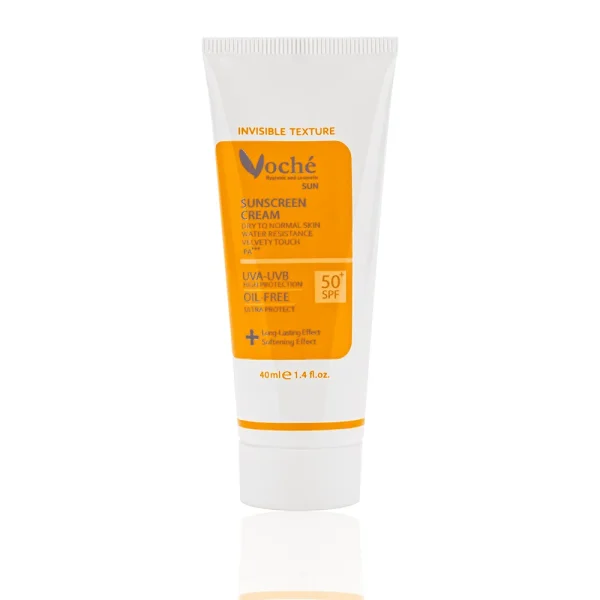 وچه کرم ضد آفتاب spf50 مخصوص پوست خشک بی رنگ - تصویر 1