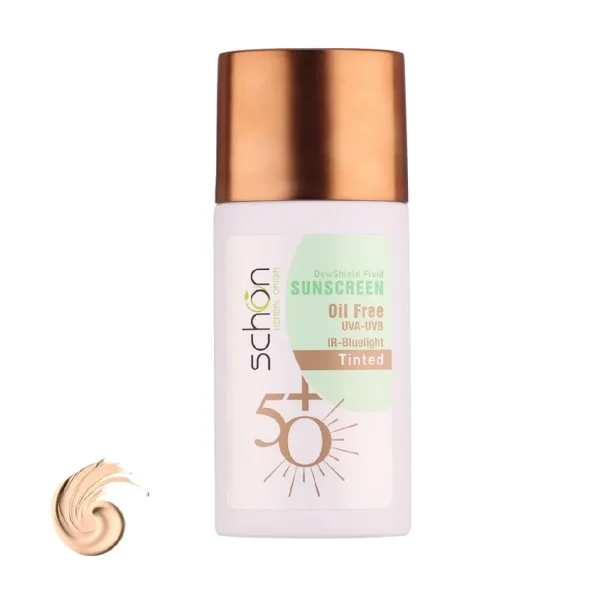 شون ضد آفتاب رنگی روشن فلوئید SPF50 - تصویر 1