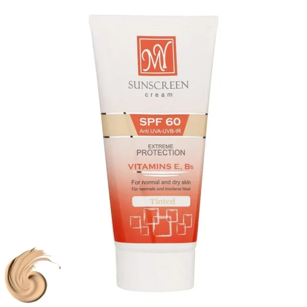 مای کرم ضد آفتاب spf60 کرم پودری رنگی - تصویر 1