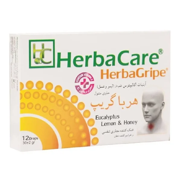 هرباگریپ آبنبات لیمو عسل - تصویر 1