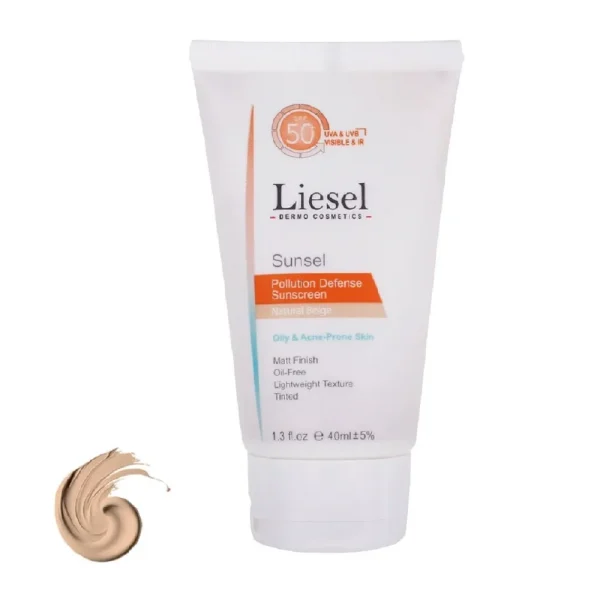 لایسل ضد آفتاب spf 50 خشک و نرمال بی رنگ - تصویر 1