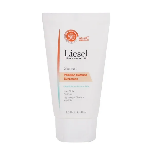 لایسل کرم ضد آفتاب spf50 بی رنگ پوست چرب - تصویر 1