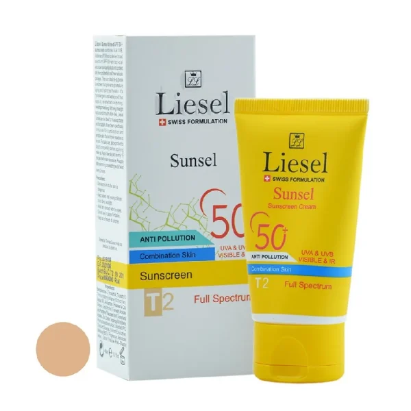 لایسل کرم ضد آفتاب spf 50 رنگی خشک - تصویر 1